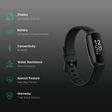 fitbit Inspire 3 Fitness Tracker with Stress Management (0.74 Inch Always-On AMOLED Display, Water Resistant, Midnight Zen Strap)_3
