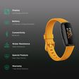 fitbit Inspire 3 Fitness Tracker with Stress Management (0.74 Inch Always-On AMOLED Display, Water Resistant, Morning Glow Strap)_3