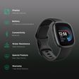 fitbit Versa 4 Smartwatch with Sleep Tools (1.58 Inch Always-On AMOLED Display, 50 Meter Water Resistant, Black Strap)_3