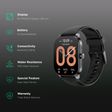 amazfit Pop 3S Smartwatch with Bluetooth Calling (49.7mm AMOLED Display, IP68 Water Resistant, Black Strap)_2