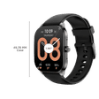 amazfit Pop 3S Smartwatch with Bluetooth Calling (49.7mm AMOLED Display, IP68 Water Resistant, Black Strap)_3