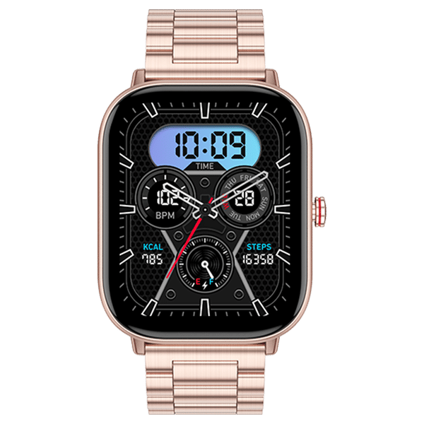 FIRE-BOLTT Starlight Smartwatch with Bluetooth Calling (51mm TFT HD Display, IP68 Water Resistant, Rose Gold Strap)_1