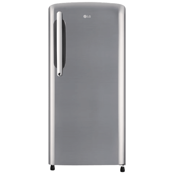 LG 201 Litres 3 Star Direct Cool Single Door Refrigerator with Antibacterial Gasket (GL-B211HPZD.APZZEB, Shiny Steel)_1
