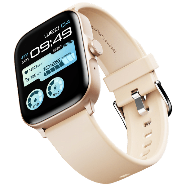 boAt Ultima Call Smartwatch with Bluetooth Calling (46.5mm HD Display, IP68 Sweat Resistant, Cherry Blossom Strap)_1
