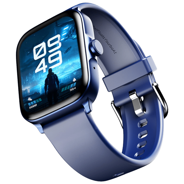 boAt Ultima Call Smartwatch with Bluetooth Calling (46.5mm HD Display, IP68 Sweat Resistant, Cool Blue Strap)_1