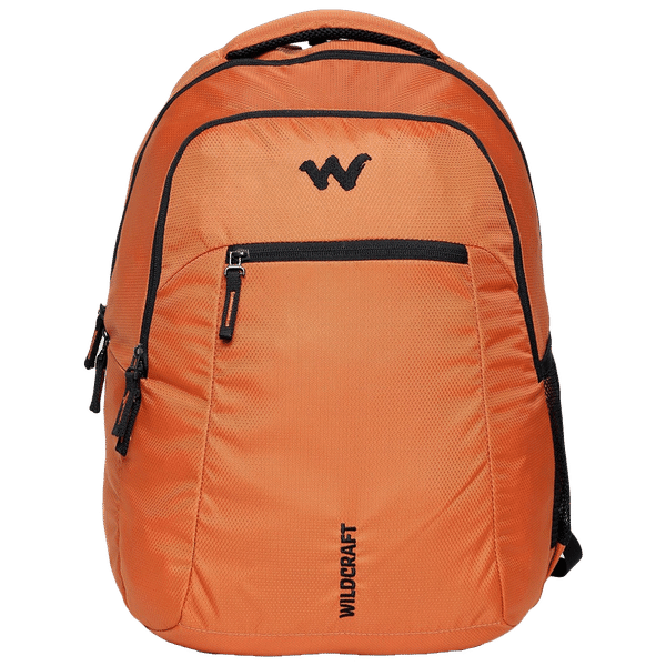 WILDCRAFT Boost 2 23 Litres Polyester Backpack (Padded Shoulder Strap, 12035, Orange)_1