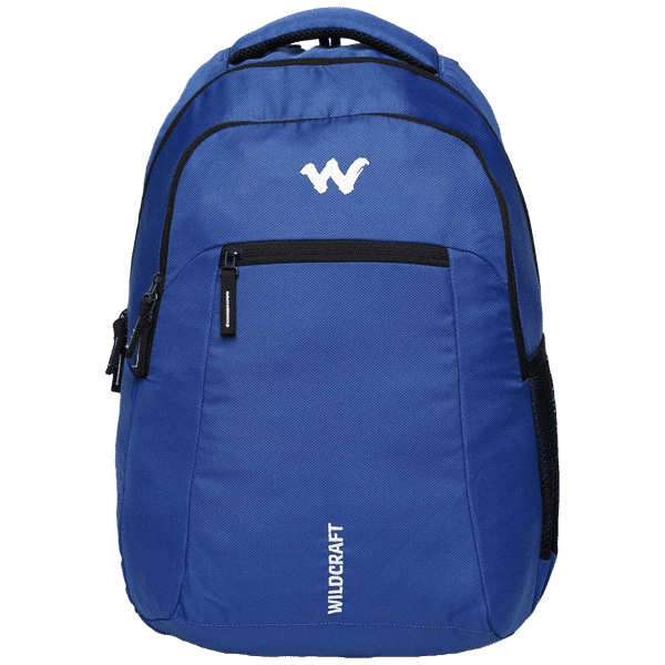 Buy WILDCRAFT Boost 2 Artificial Leather Laptop Backpack (24 L, Spacious  and Modish, Blue) Online - Croma