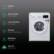 LG 6.5 kg 5 Star Inverter Fully Automatic Front Load Washing Machine (FHM1065SDWB, In-built Heater, White)_2
