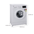 LG 6.5 kg 5 Star Inverter Fully Automatic Front Load Washing Machine (FHM1065SDWB, In-built Heater, White)_3