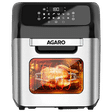 AGARO Regency 12L 1800 Watt Digital Air Fryer with 360 Degree Heat Circulation Technology (Silver)_1