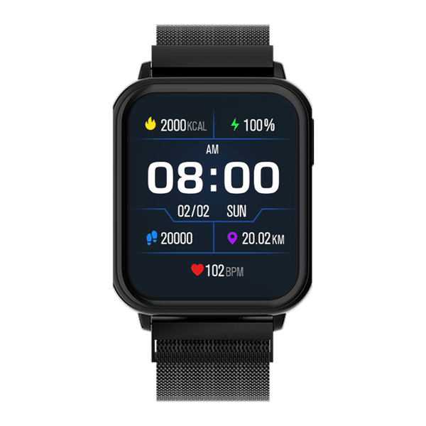 FIRE-BOLTT King Smartwatch with Bluetooth Calling (45.2mm AMOLED Display, IP67 Water Resistant, Black Strap)_1