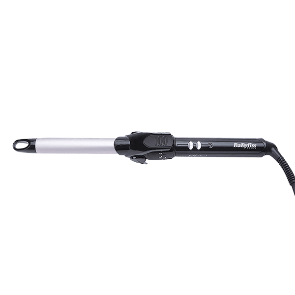 BaByliss Pro180 Hair Curler with I-Temperature Technology (Chrome Ceramic Plate, Black)_1