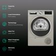 BOSCH 8 kg Fully Automatic Front Load Dryer (Series 4, WPG23108IN, LED Display, Silver Inox)_2