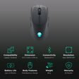DELL Alienware Rechargeable Wireless Optical Gaming Mouse with Programmable Buttons (26000 dpi, Slimmed Down Design, Dark Side of Moon)_2