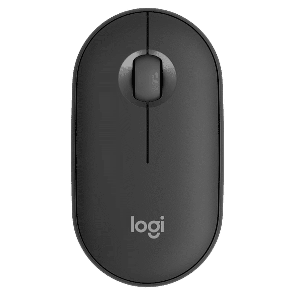 logitech Pebble Mouse 2 Wireless Optical Mouse with Silent Click Buttons (1000 DPI, Ultra Portable, Tonal Graphite)_1