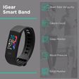 iGear iG-C6T Smart Band with Body Temperature (1.1 Inch Touchscreen TFT-LCD Display, IP67 Water Resistant, Black Strap)_4