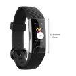 iGear iG-C6T Smart Band with Body Temperature (1.1 Inch Touchscreen TFT-LCD Display, IP67 Water Resistant, Black Strap)_2