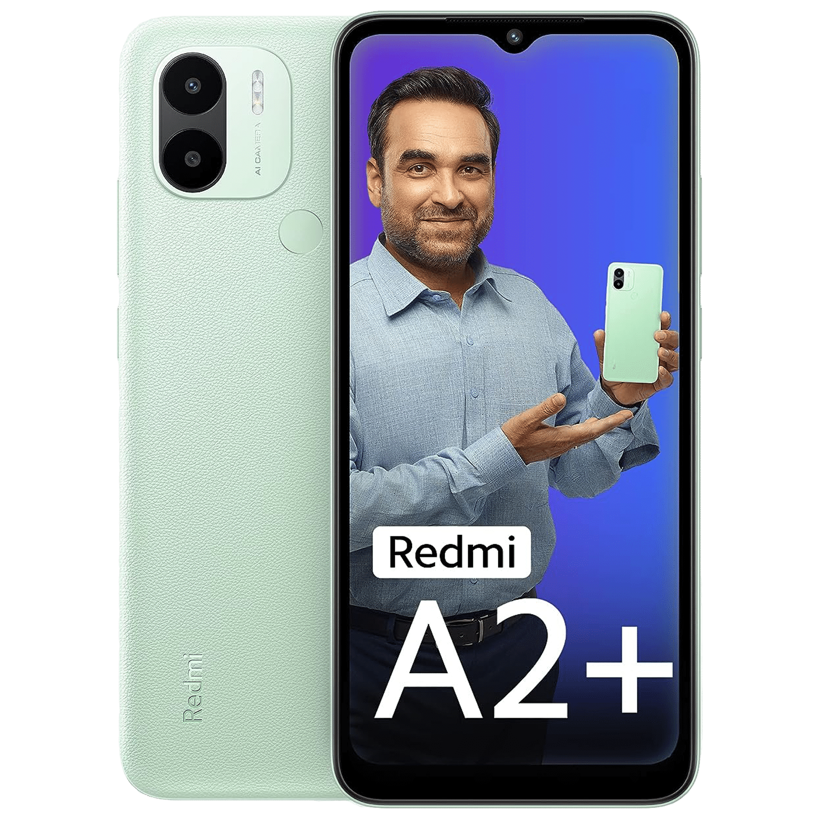 Redmi A2 Plus (4GB RAM, 128GB, Sea Green)