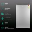 Hisense 94 Liters 3 Star Direct Cool Single Door Refrigerator with Reversible Door (RR94D4SSN, Silver)_2