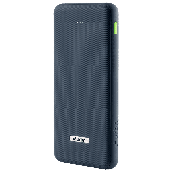 urbn UPR105 10000 mAh 22.5W Fast Charging Power Bank (1 USB Type A and 2 Type C Ports, Ultra Slim, Power Delivery Compatible, Blue)_1