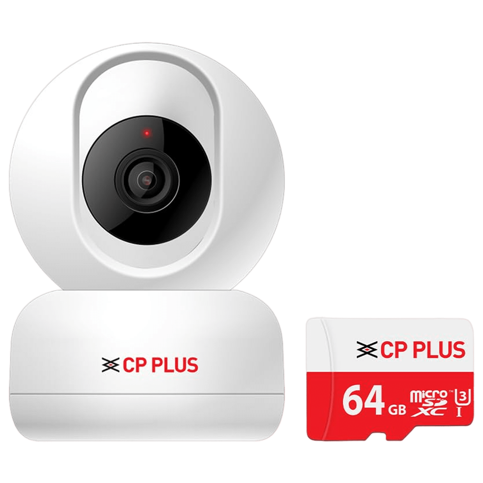 CP PLUS ezyKam+ WiFi Dome CCTV Security Camera (Night Vision, White)