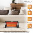 MAHARAJA WHITELINE Nano Carbon 500 Watts Carbon Room Heater (Low Glare Technology, Black)_4
