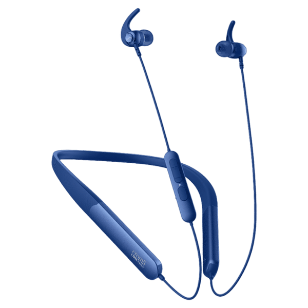 Croma CRSE150EPA301502BLU Neckband with Environmental Noise Cancellation (IPX4 Water Resistant, Dual Device Pairing, Blue)_1