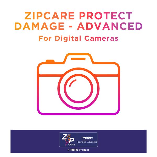 ZipCare Protect Damage Advanced 1 Year for Digital Cameras (Rs. 70000 - Rs. 100000)_1