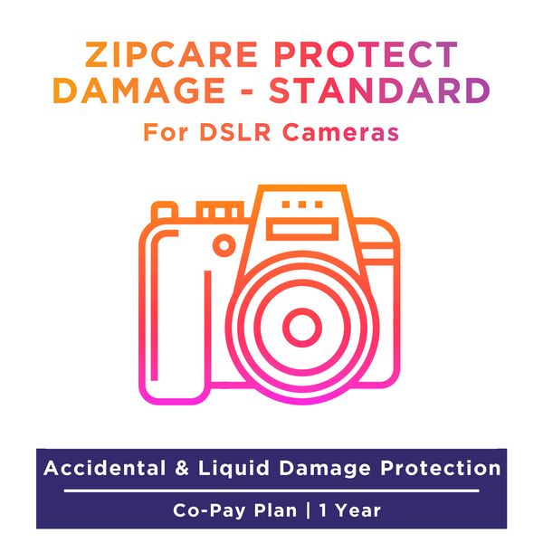 ZipCare Protect Damage Standard 1 Year for DSLR Cameras (Rs. 20000 - Rs. 35000)_1
