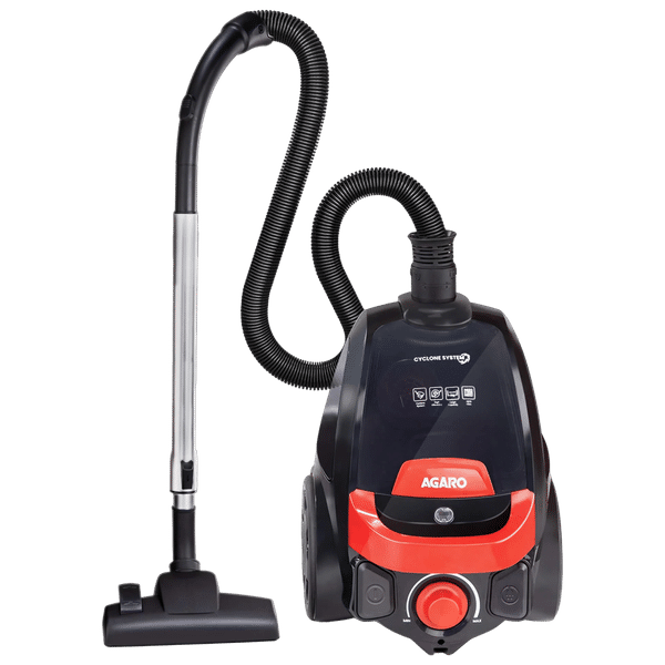 AGARO ICON 1600 Watts Dry Vacuum Cleaner (1.5 Litres Tank, 33424, Black and Red)_1