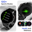 boAt Lunar Tigon Smartwatch with Bluetooth Calling (36.8mm AMOLED Display, IP67 Sweat Resistant, Steel Black Strap)_4