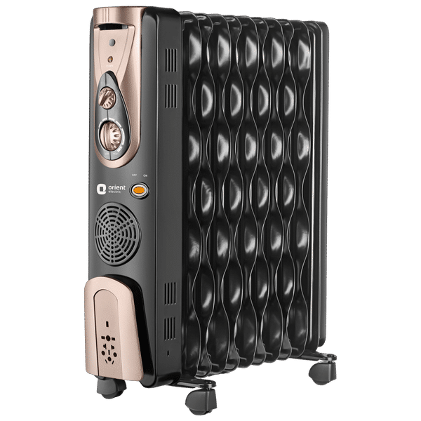 Orient 2900 Watts PTC Fan Oil Filled Room Heater (Triple Heat Over Protection, OFCC11B3A, Black)_1