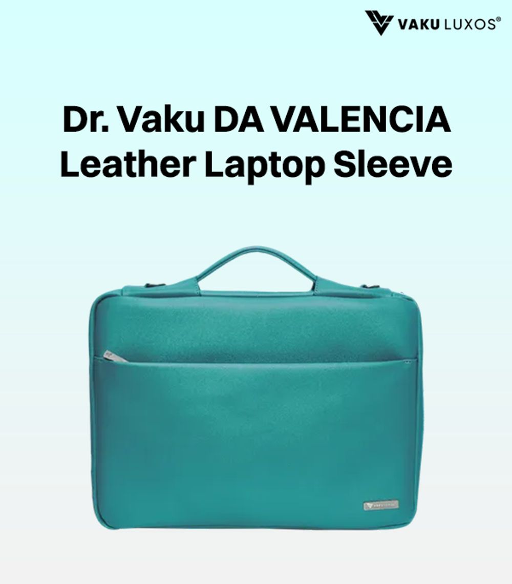 Vaku Luxos ® Da Valencia 15.6 inch Laptop Bag Sleeve Premium