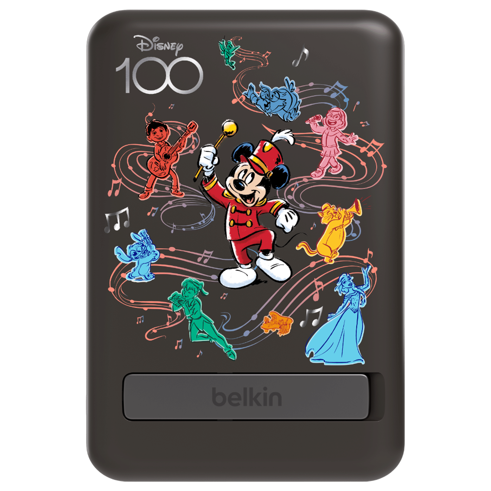 belkin D100 Musical 5000 mAh 7.5W Fast Charging Power Bank (1 USB Type C Port, Overcharge Protection, Red)