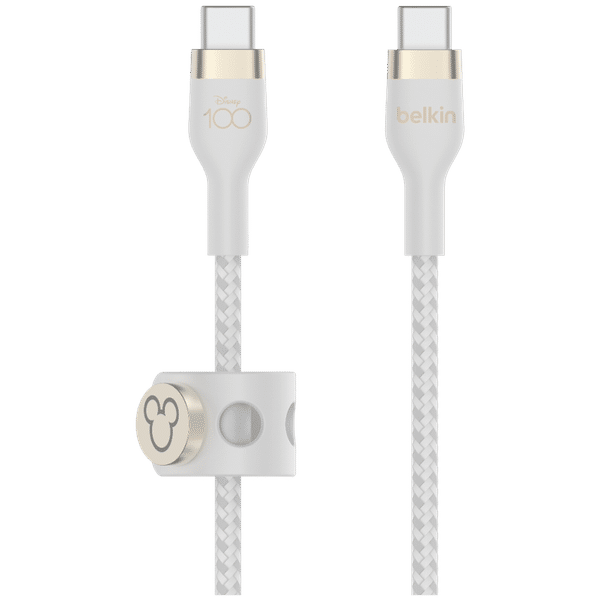belkin D100 Type C to Type C 6.6 Feet (2M) Cable (White)_1