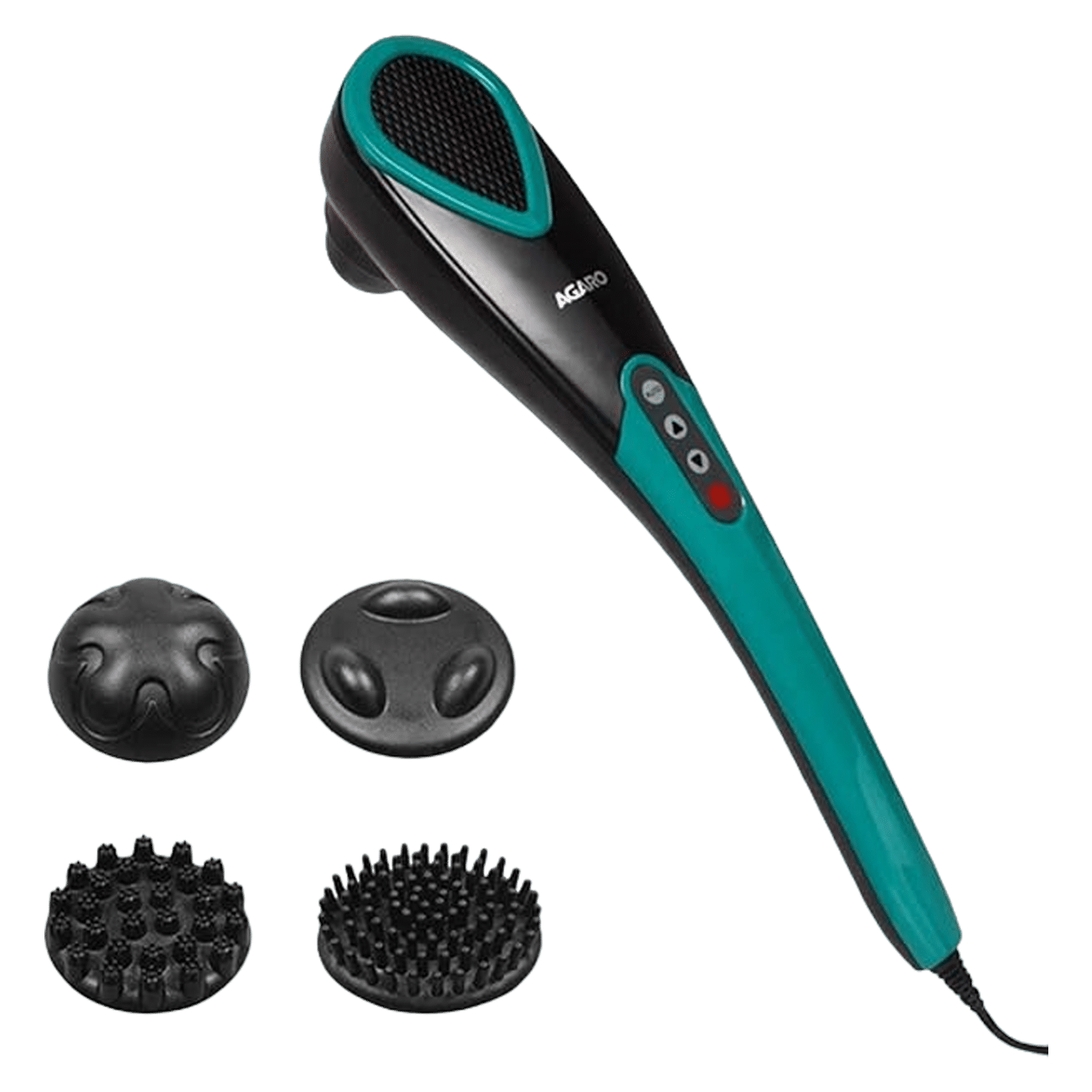 AGARO Comfort Full Body Massager (Percussion Technology, 5 Massage Modes, 33322, Green and Black)