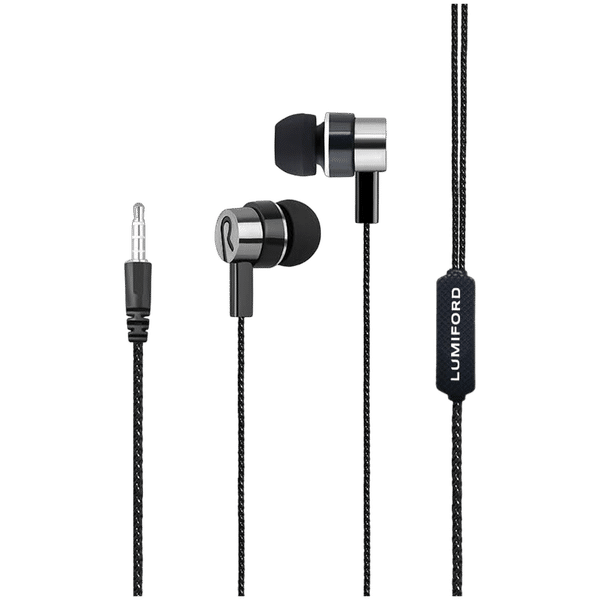 LUMIFORD Ultimate U57 Wired Earphone with Mic (In Ear, Black)_1