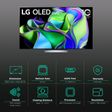 LG evo C3X 139 cm (55 inch) OLED 4K Ultra HD WebOS TV with AI Processor Gen6 (2023 model)_3