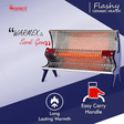 WARMEX Flashy 1000 Watts Ceramic Radiant Room Heater (Nickel Chrome Plated Reflector, Blue)_4