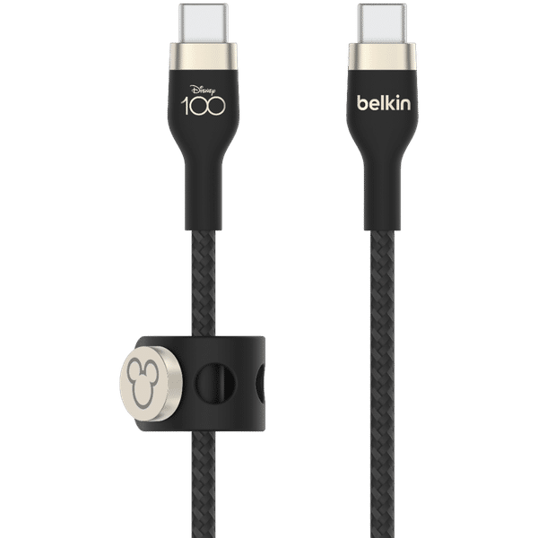 belkin D100 Type C to Type C 6.6 Feet (2M) Cable (Black)_1