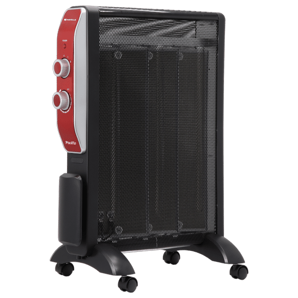 HAVELLS Mica 2000 Watts Pacifio Oil Filled Room Heater (GHHFHAGK200, Black and Rose)_1