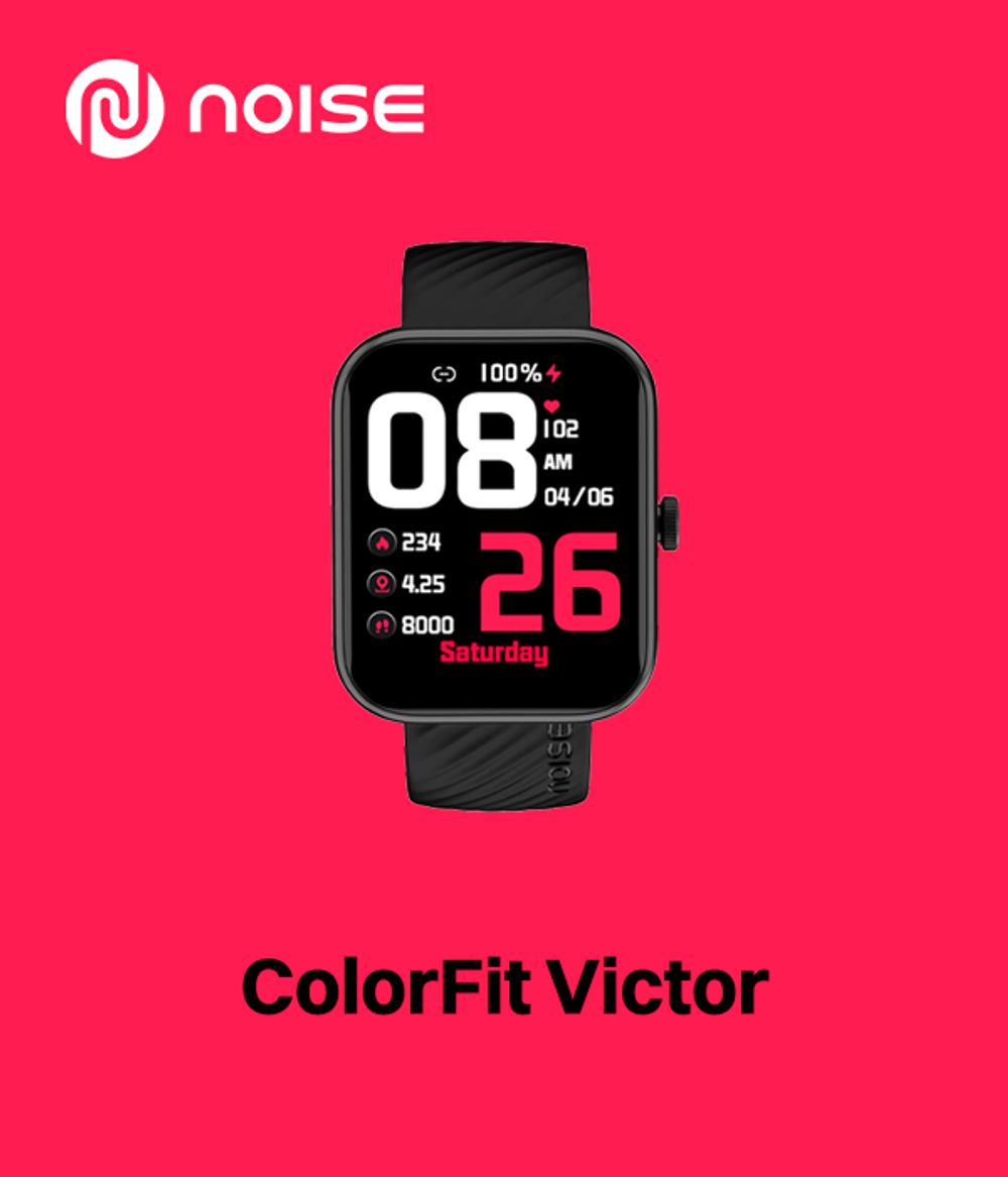 Buy noise ColorFit Victor Smartwatch with Bluetooth Calling (46.9