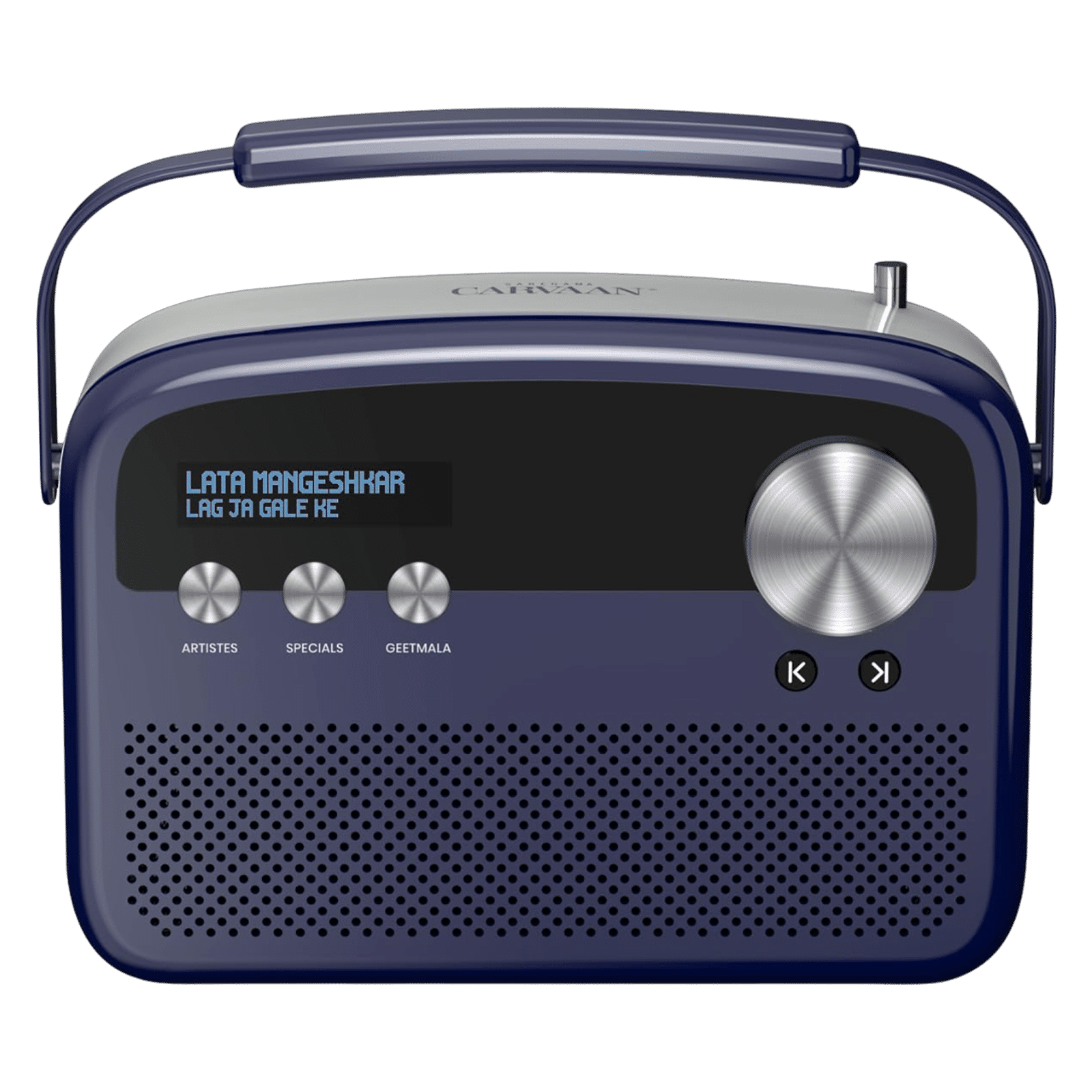 SAREGAMA Carvaan Lite 20 Watts Portable Bluetooth Speaker(5 Hours Playtime, SCL 190, Royal Blue)