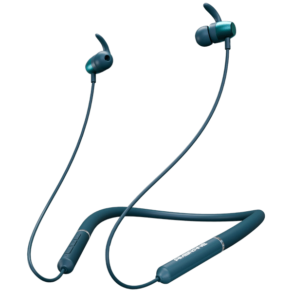 ambrane Bass Band Pro Neckband (IPX5 Water Resistant, Fast Charging, Teal Blue)_1