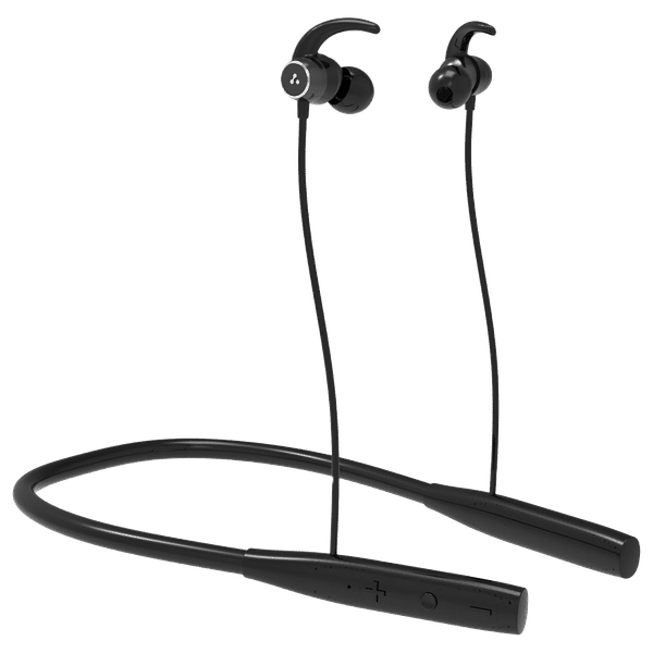 ambrane Melody Sync Neckband (IPX4 Water Resistant, 11 Hours Playtime, Black)_1