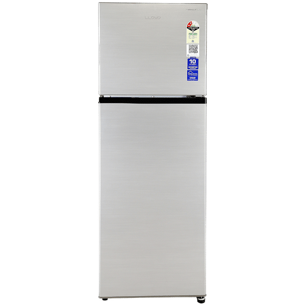 LLOYD 260 Litres 2 Star Frost Free Double Door Refrigerator with Bactsheild Technology (GLFF272AT1GC, Metallic Silver)_1