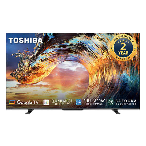 Buy TOSHIBA 55M550LP 139 cm (55 inch) 4K Ultra HD QLED Google TV with Dolby  Vision & Dolby Atmos (2022 model) Online – Croma