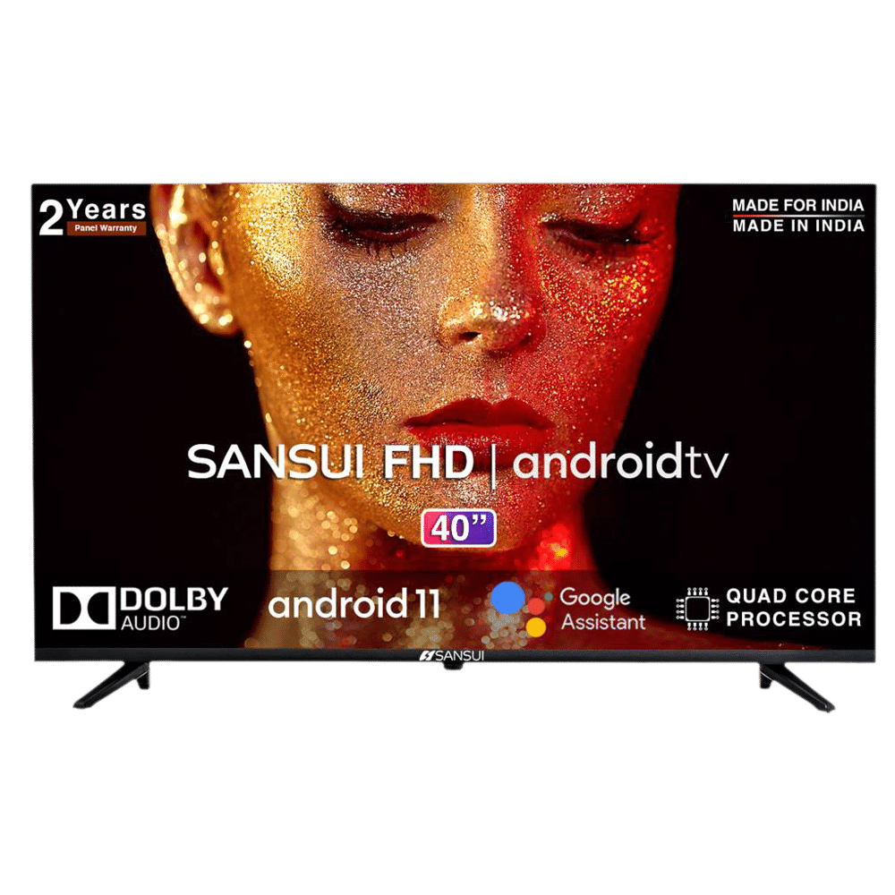 Buy SANSUI 102 cm (40 inch) Full HD Smart Android TV with Dolby Audio (2021 model) Online – Croma