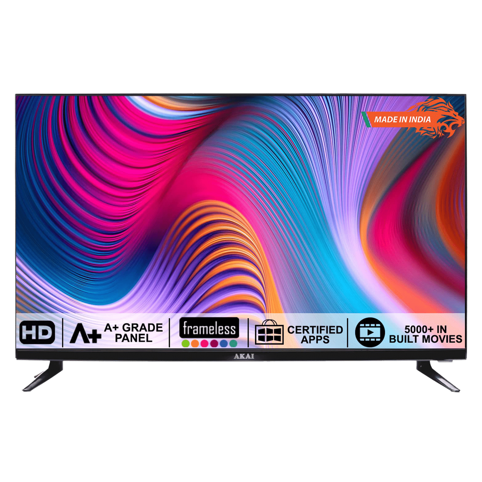 Buy Akai 80 cm (32 inch) HD Ready LED Smart Android TV with BDolby Audio (2021 model) Online - Croma