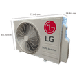 LG 6 in 1 Convertible 1.5 Ton 5 Star AI Dual Inverter Split Smart AC (2022 Model, Copper Condenser, PS-Q19SWZF)_4